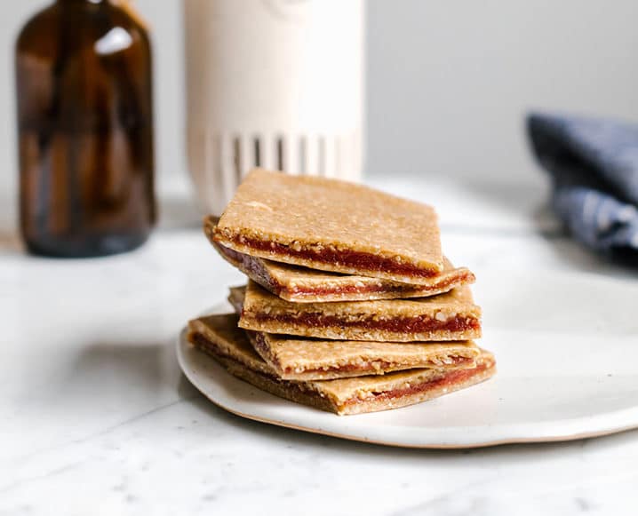 pumpkin spice pop tarts on plate