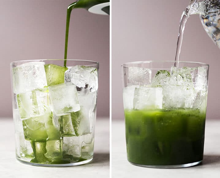 matcha spritz soda