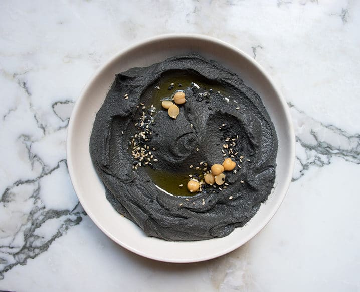 black hummus