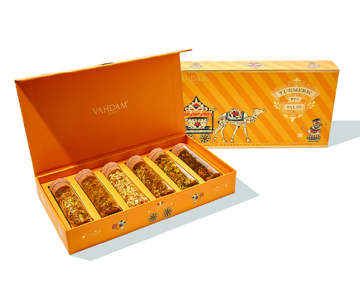 TCM 12 DAYS OF HOLIDAY GIFTS: Turmeric Tea + Latte Sets from Vahdam