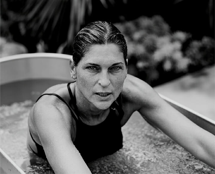 gabby reece ice bath