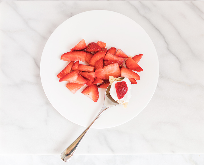 grain-free strawberry shortcake